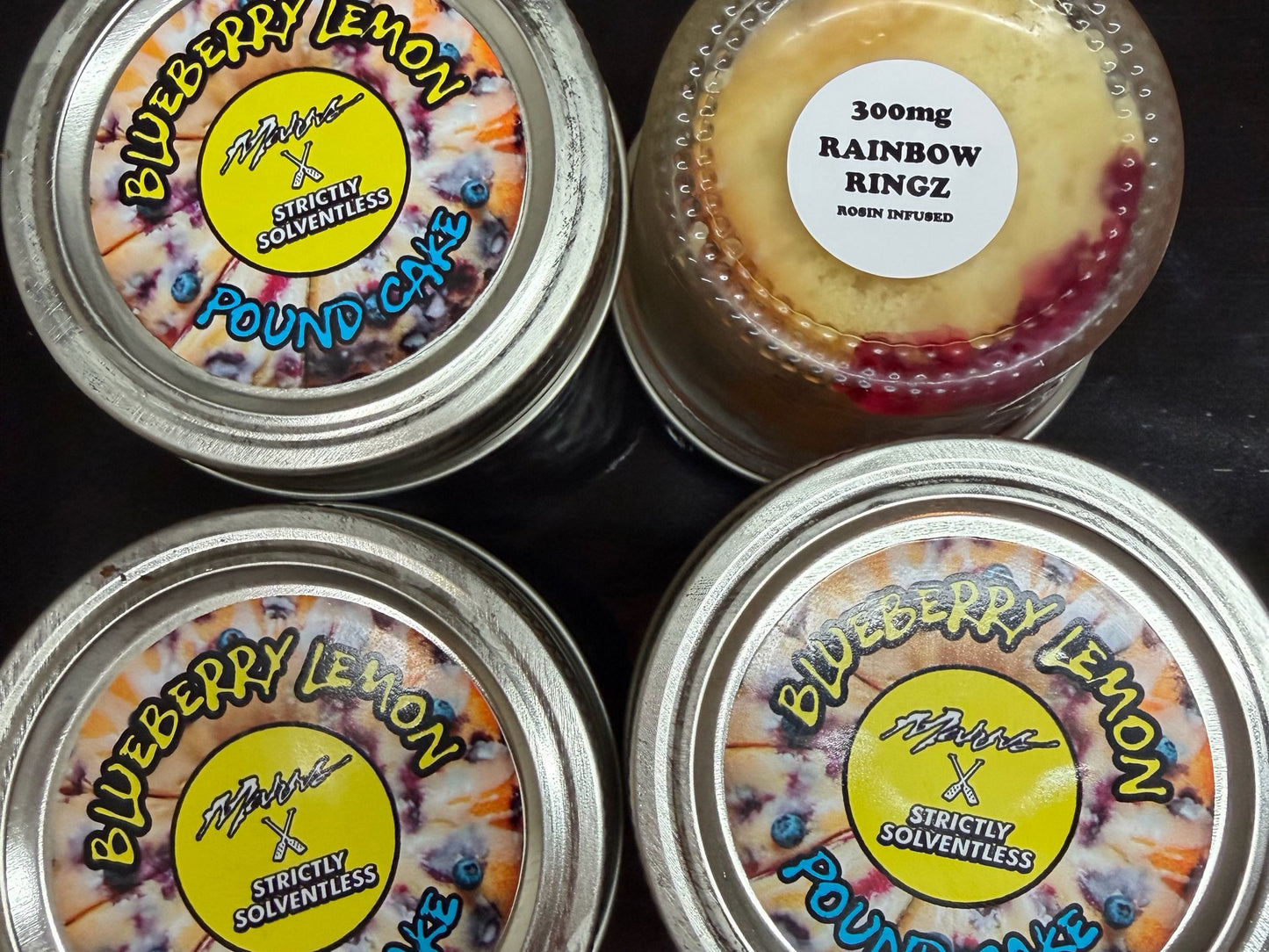 Blueberry Lemon Pound Cake Rosin Infused (300mg) (Pre Order)